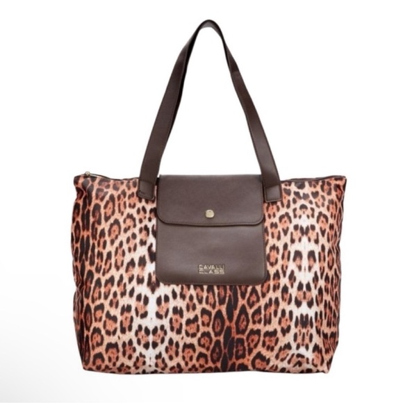 CAVALLI COLLECTION OVERSIZED ANIMAL PRINT TOTE!!! NWT!! - Picture 4 of 5